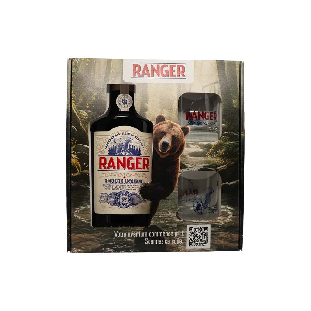 Smooth Gift Set - 1 bottle + 2 glasses